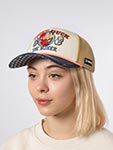 Бейсболка CAPSLAB арт. CL/LOO13/1/PCSMCBB Looney Tunes Daffy Duck (кремовый / синий)